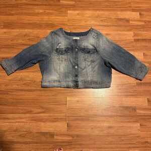 Torrid Denim Jean Jacket First at Fit | Women Torrid Size 4